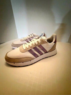 adidas Run 60s 2.0 Women's Sneakers White & Lilac US 8 NWT